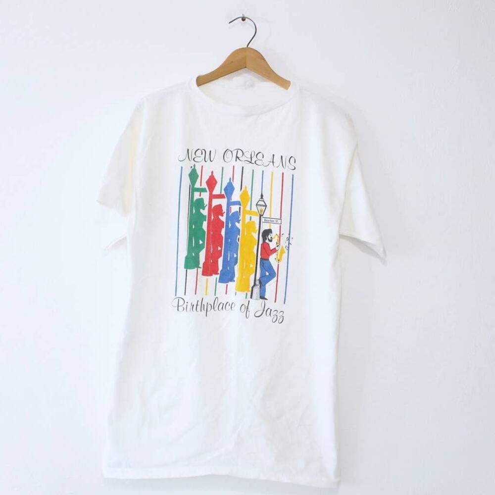 Vintage New Orleans Birthplace of Jazz T Shirt XL